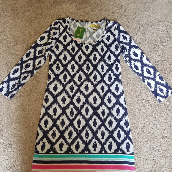 🔥Lilly Pulitzer🔥Beacon T-Shirt Dress XL - Picture 2 of 7